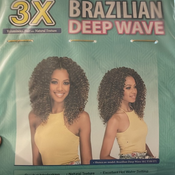 🥳2Fer HAIR Sets, 3 Packs 18” Brazilian Wave, Deep red/wine & 28” Extensions,Wine - Picture 8 of 11